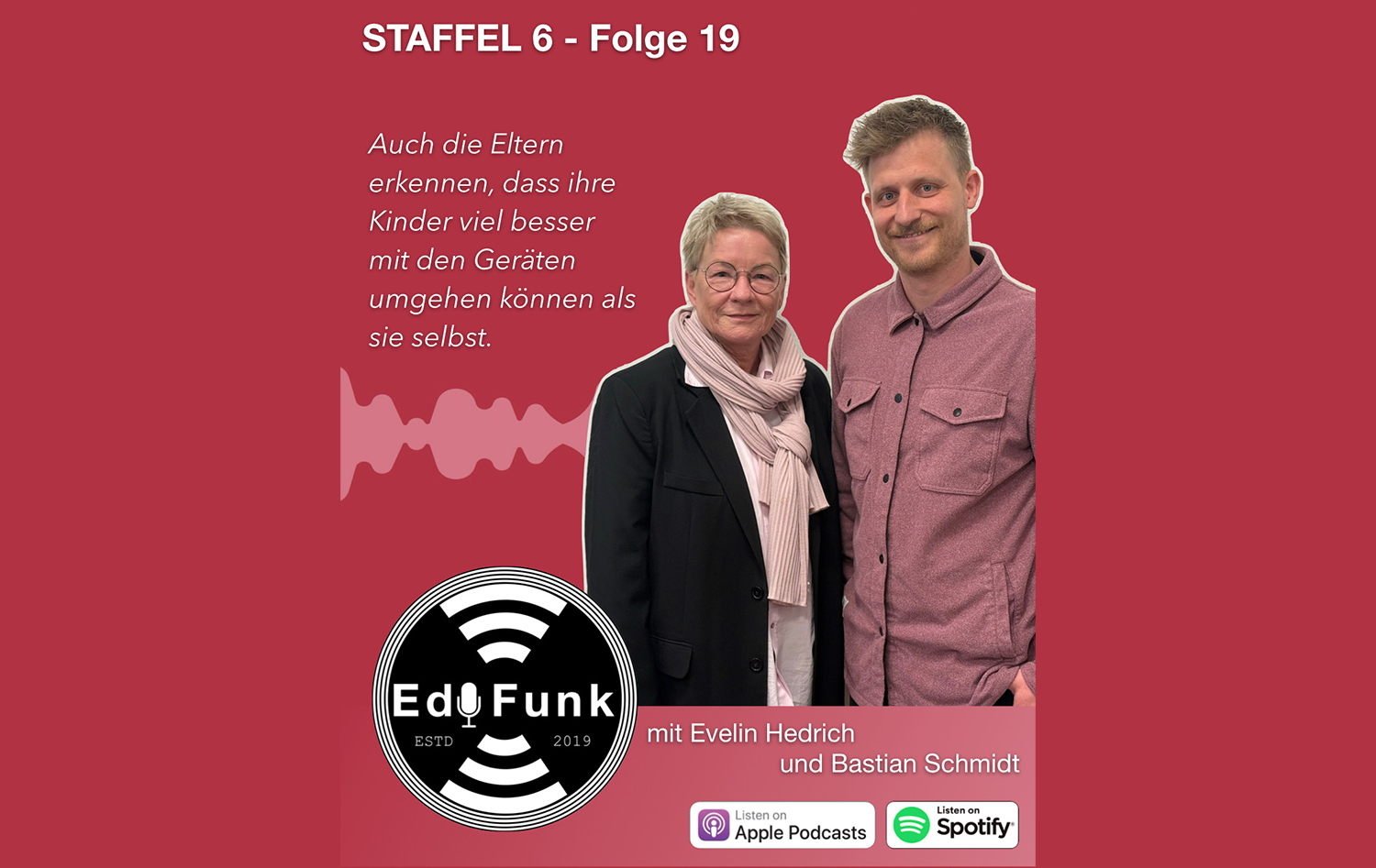 EduFunk mit Fr. Hedrich und Hr. Schmidt
