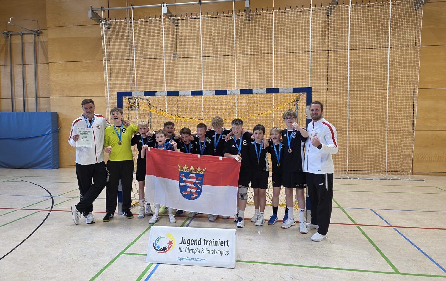 U14 Handballteam der LTS drittbeste Schulmannschaft in Deutschland