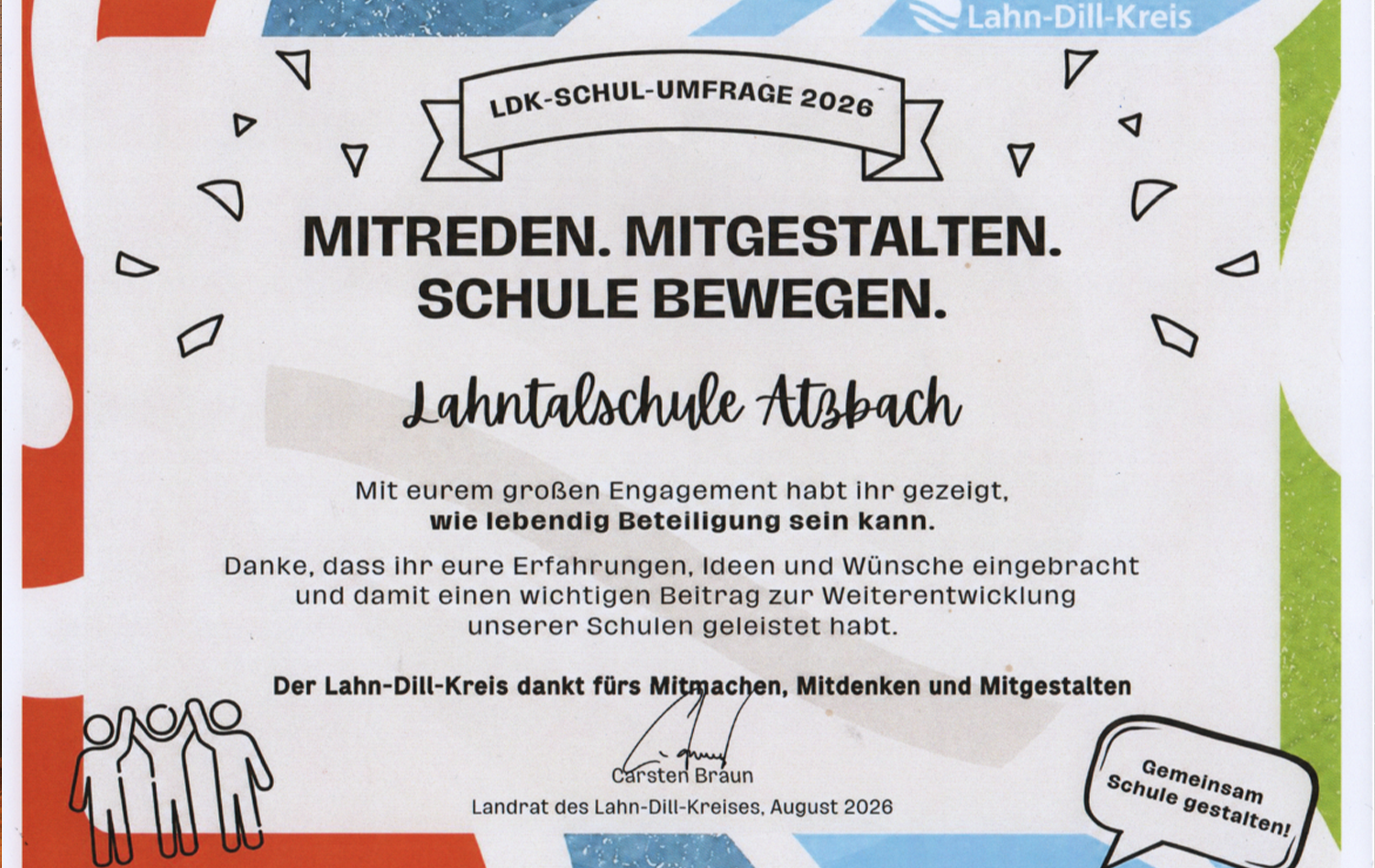 Preisverleihung an der LTS