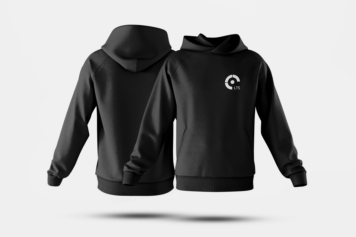 LTS Tiger Cotton Unisex  HoodieSchwarz XS